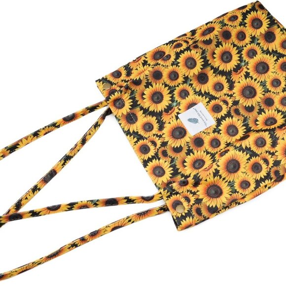 Cute Corduroy Tote Bag Canvas Shoulder Handbags for Women Travel Shopping - Picture 3 of 6